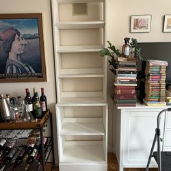 White Open IKEA Bookcase