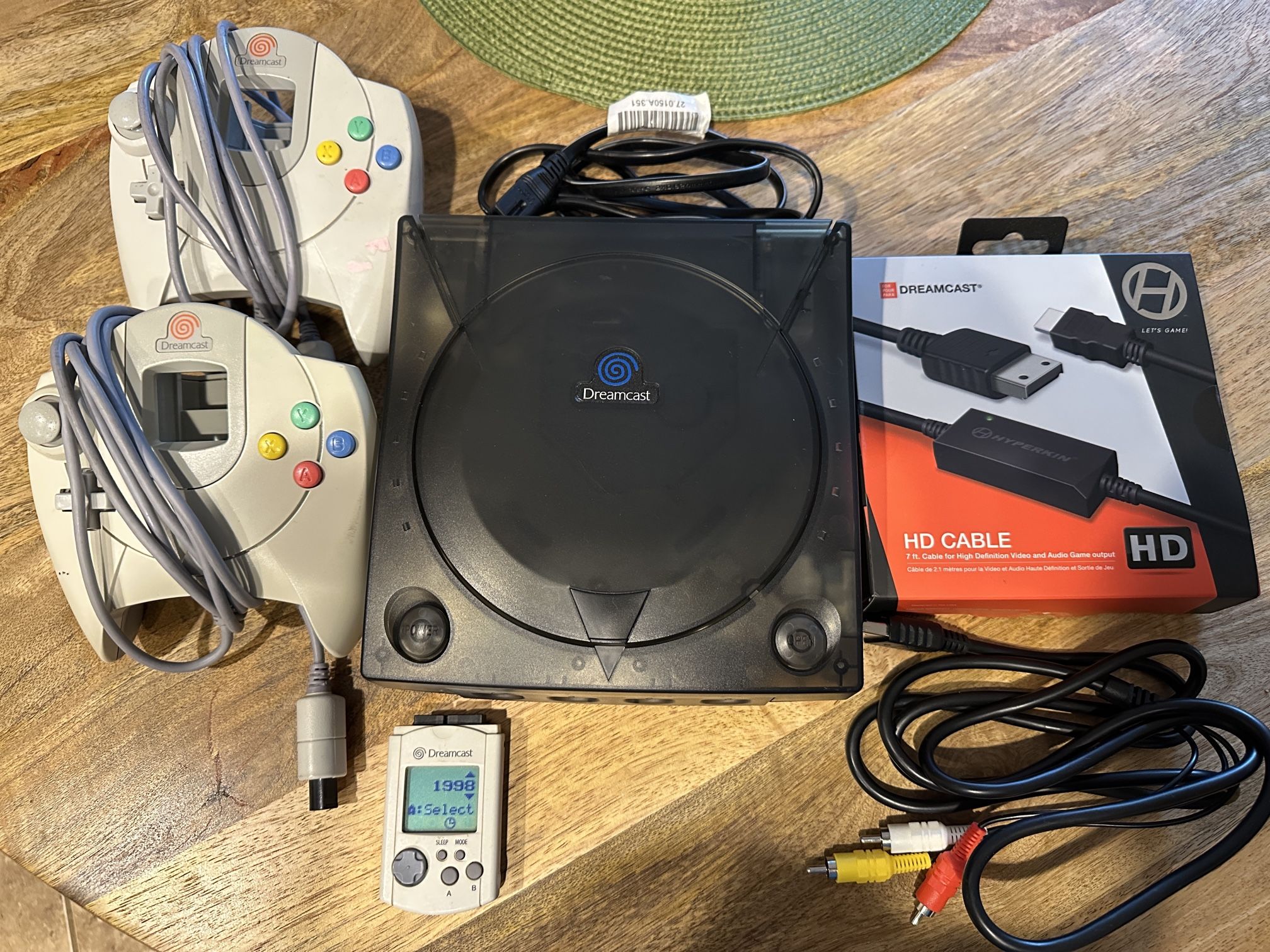 Sega Dreamcast Modded/Refurbished GDemu With Extras