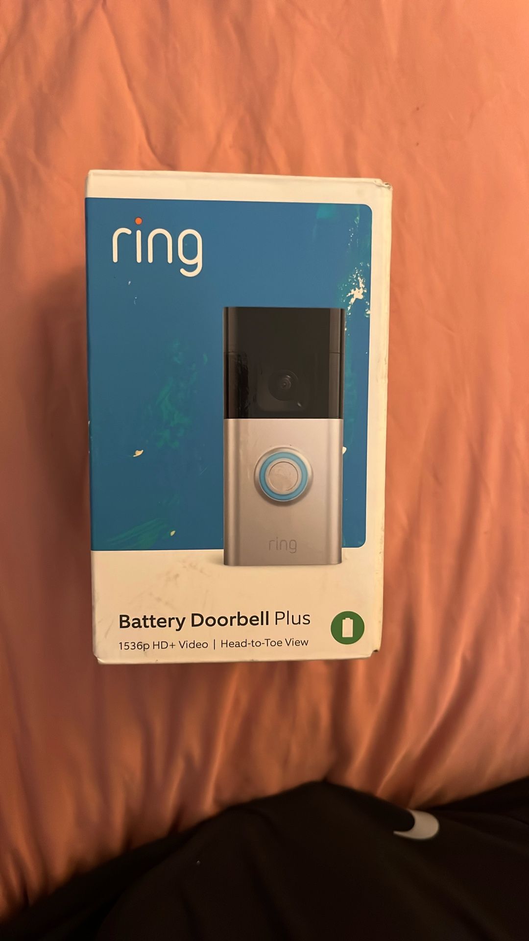 Ring Camera Battery Doorbell Plus (opened)