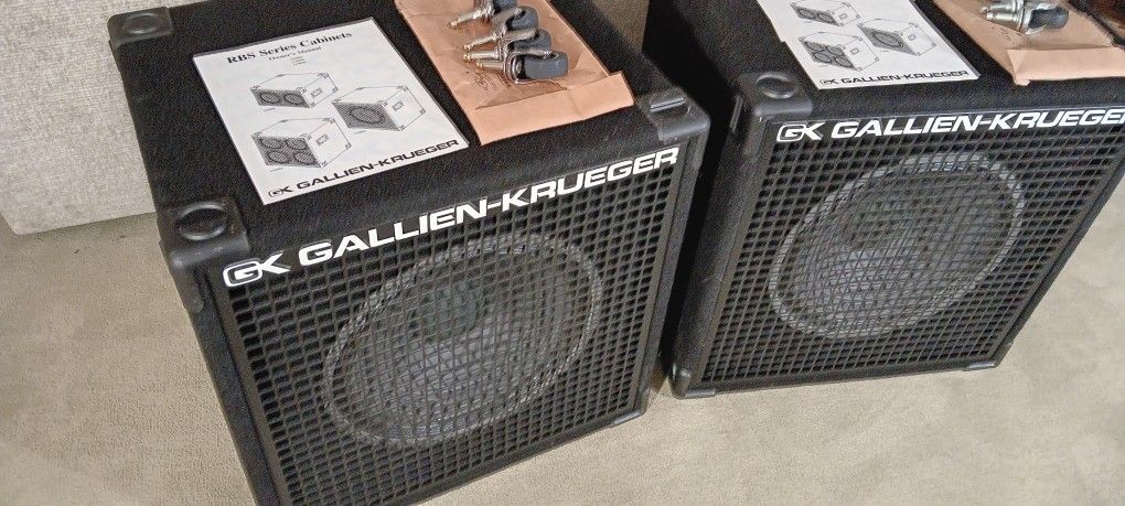 Gallien Kreuger 1x15 Bass Cabinets