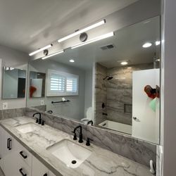 Large Bathroom Mirror 60” X 36”