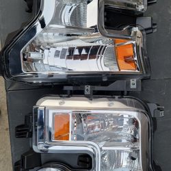 15-17 Ford F150 Headlights Luces Micas Calaveras Faros Faroles 