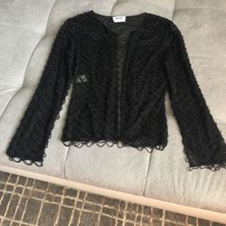 Beaded dress cover cardigan Moschino Italy size S With hooks 