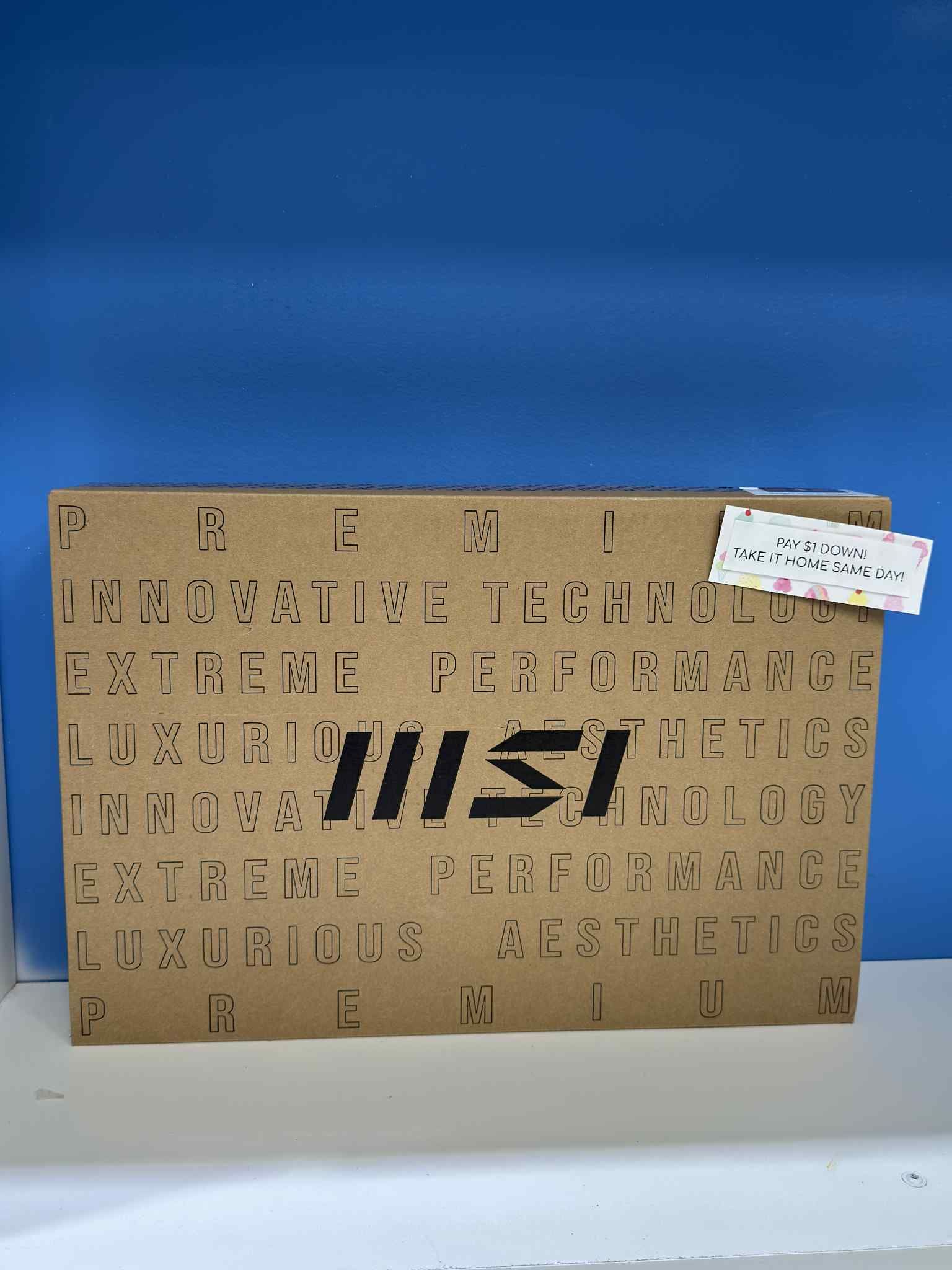 MSI Thin 15.6" FHD 144Hz Gaming Laptop (Brand New) - Pay $5 DOWN AVAILABLE - NO CREDIT NEEDED