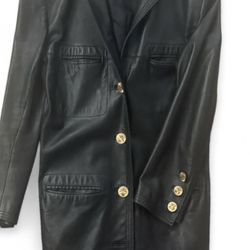 Vintage Chanel Lambskin Leather Jacket 