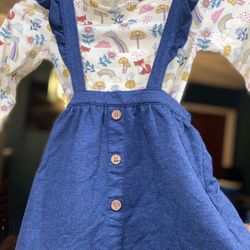 Overall Dress -2 Piece 3T