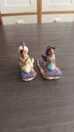 Jasmine & Aladdin Salt and Pepper Shakers