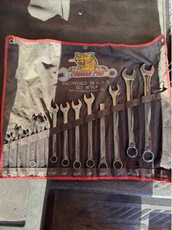 Cougar Pro E914 Full Polished SAE Combo Wrench Set