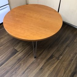 1980s Fritz Hansen Attributed Danish Modern Pin Age Birch Coffee Table