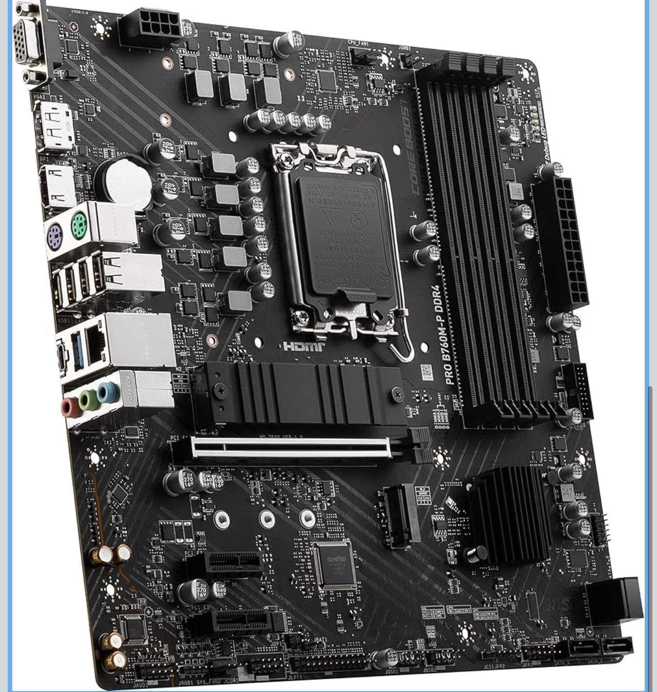 Msi Pro B760M-P DDR4 Motherboard
