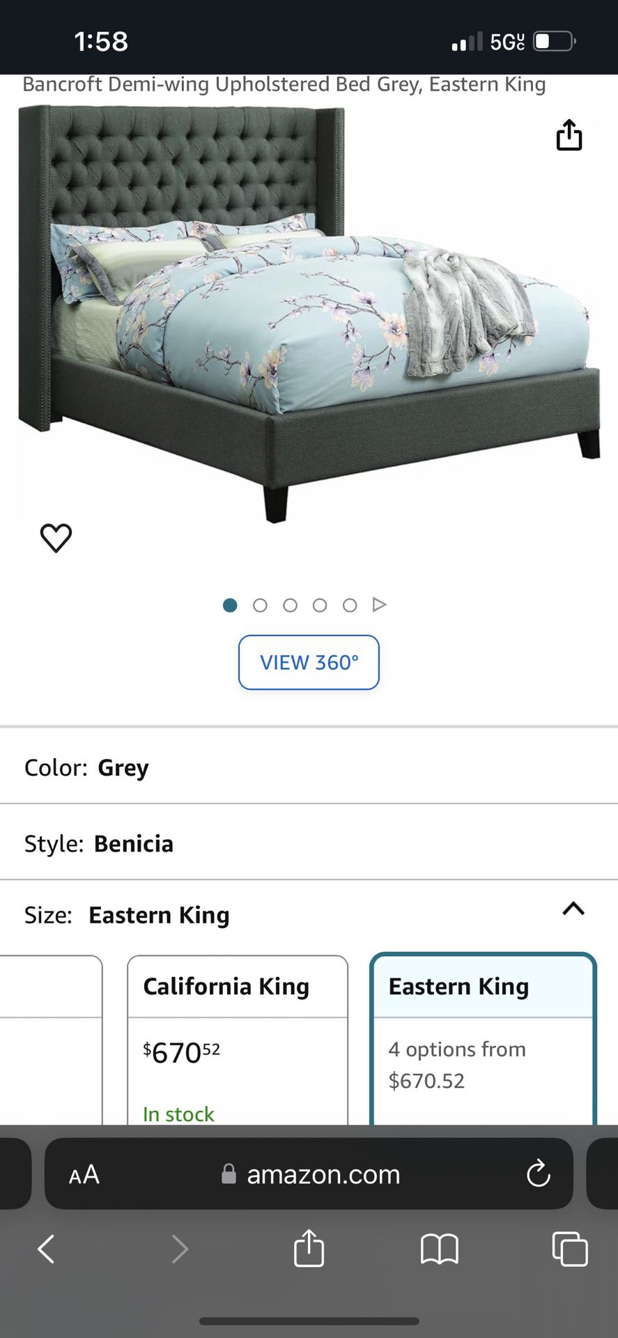 Bed Frame King Size 