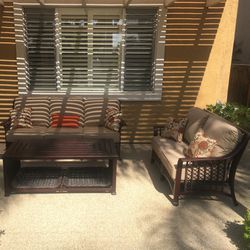 Outdoor sofa & Coffee table