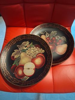 Serendipity Gifts & Home Accents Plates (Lot of 2