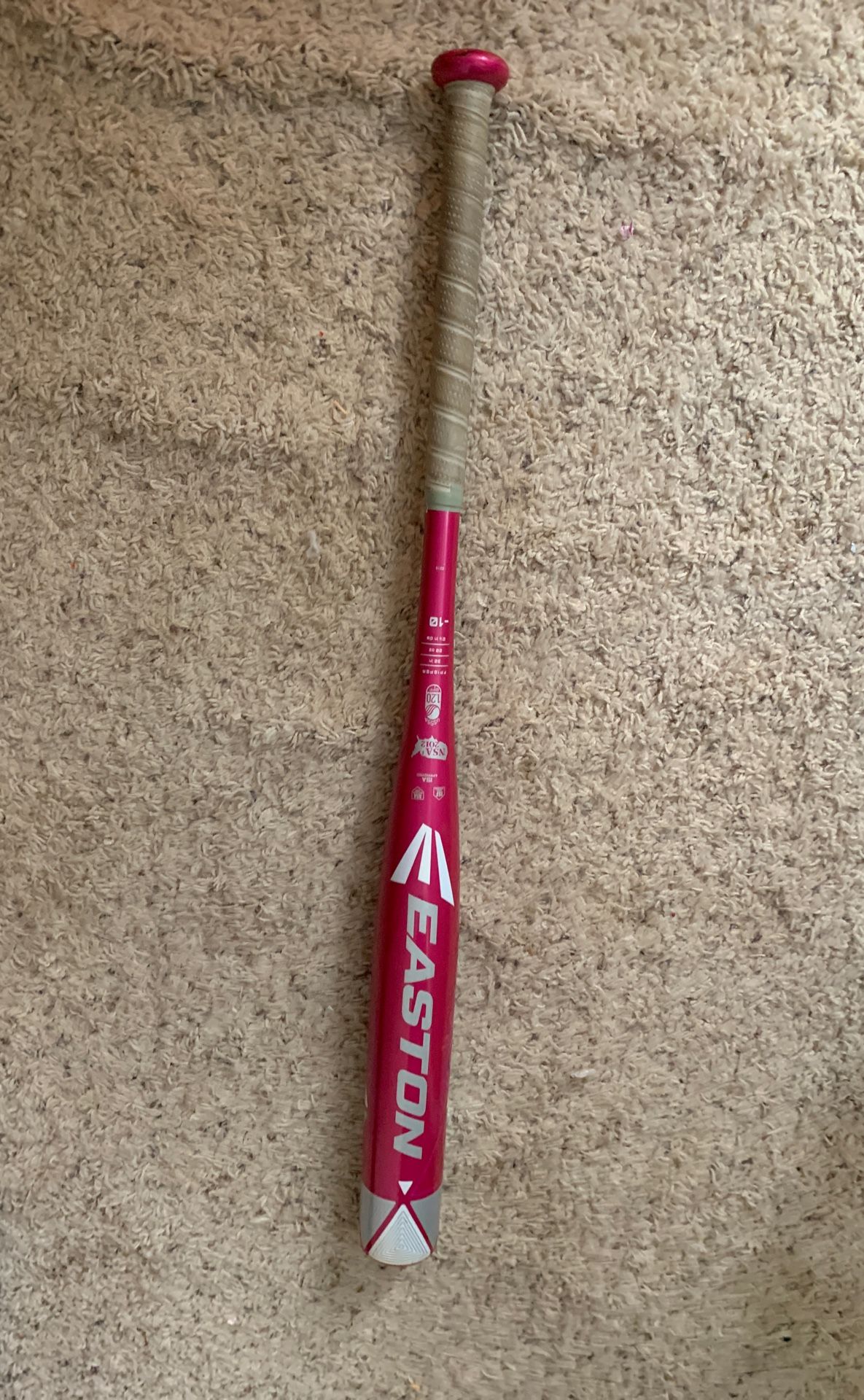 Easton 30” pink softball bat