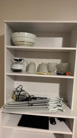 Free white Ceiling fan with 4 lights and remote control