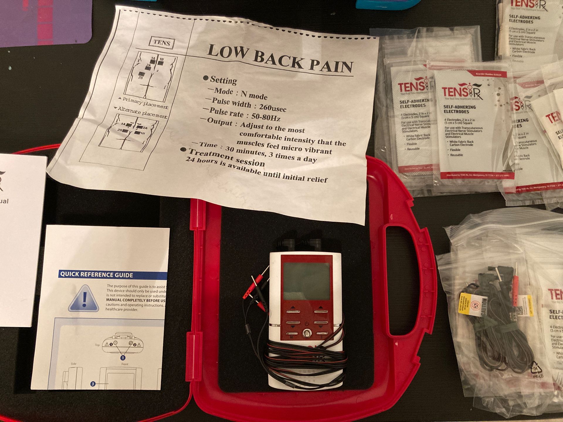 Tens RX Body Select for lower back pain etc.