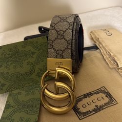 Gucci reversible leather belt size 44/110cm
