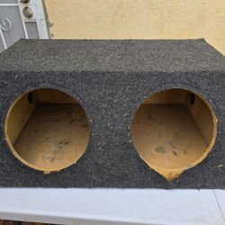 Subwoofer Box For 2 10" Speakers