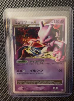 Selling Japanese Mewtwo Lv X NM