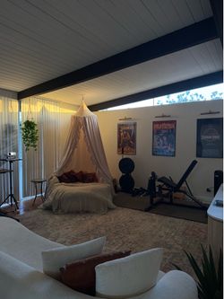 Big Comfy Couch/Bed with Canopy