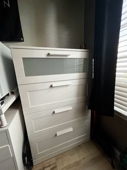 IKEA Dresser (white, BRIMNES)