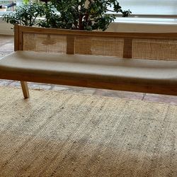 Came Back Cushioned Bench 