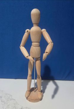 IKEA Gestalta 13-inch wooden artist's figure/mannequin with posable joints
