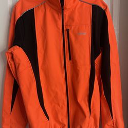 ARSUXEO CYCLING BIKE FULL ZIP SAFETY JACKET - MEN'S SIZE XL