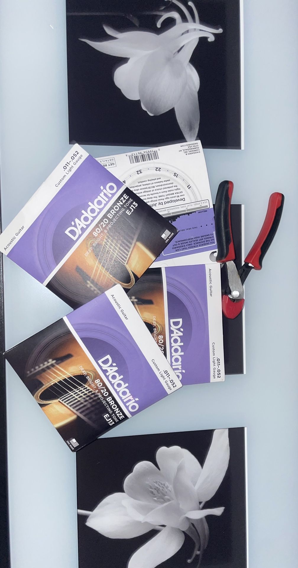 d'addario ej13 80/20 bronzes acoustic guitar strings And Wire Cutters