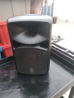 Yamaha portable pa system speakers