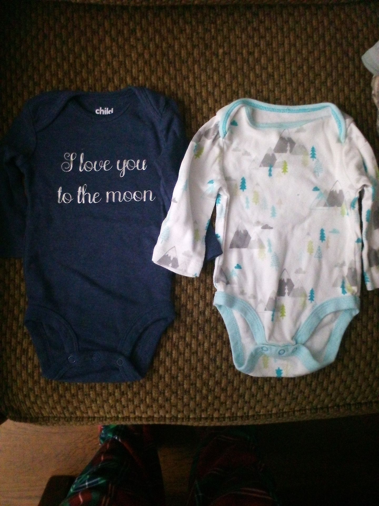 Baby boy 0-3 months onesies