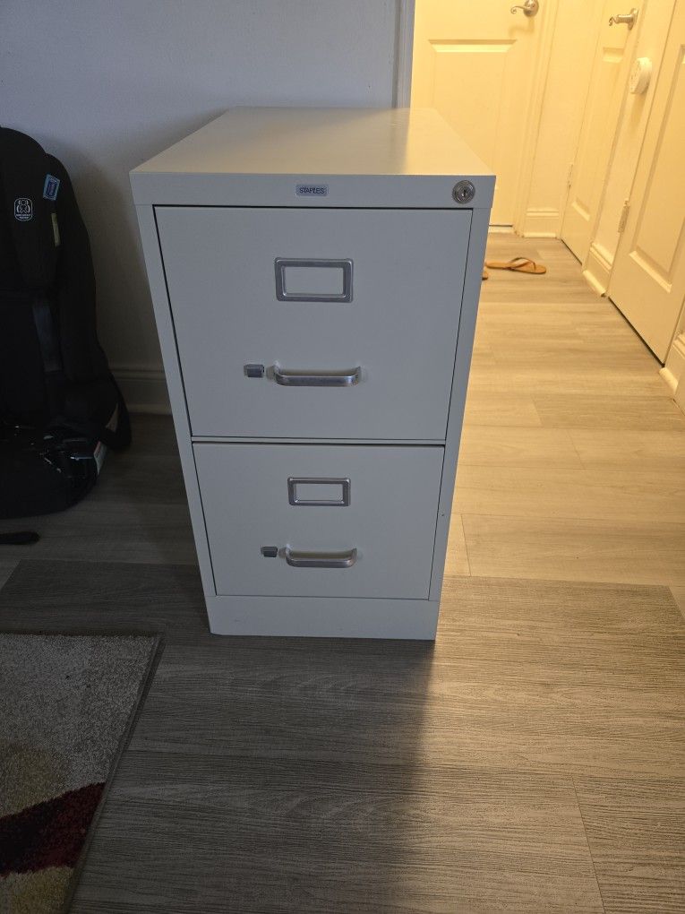 Lorell 2-Drawer Vertical File with Lock