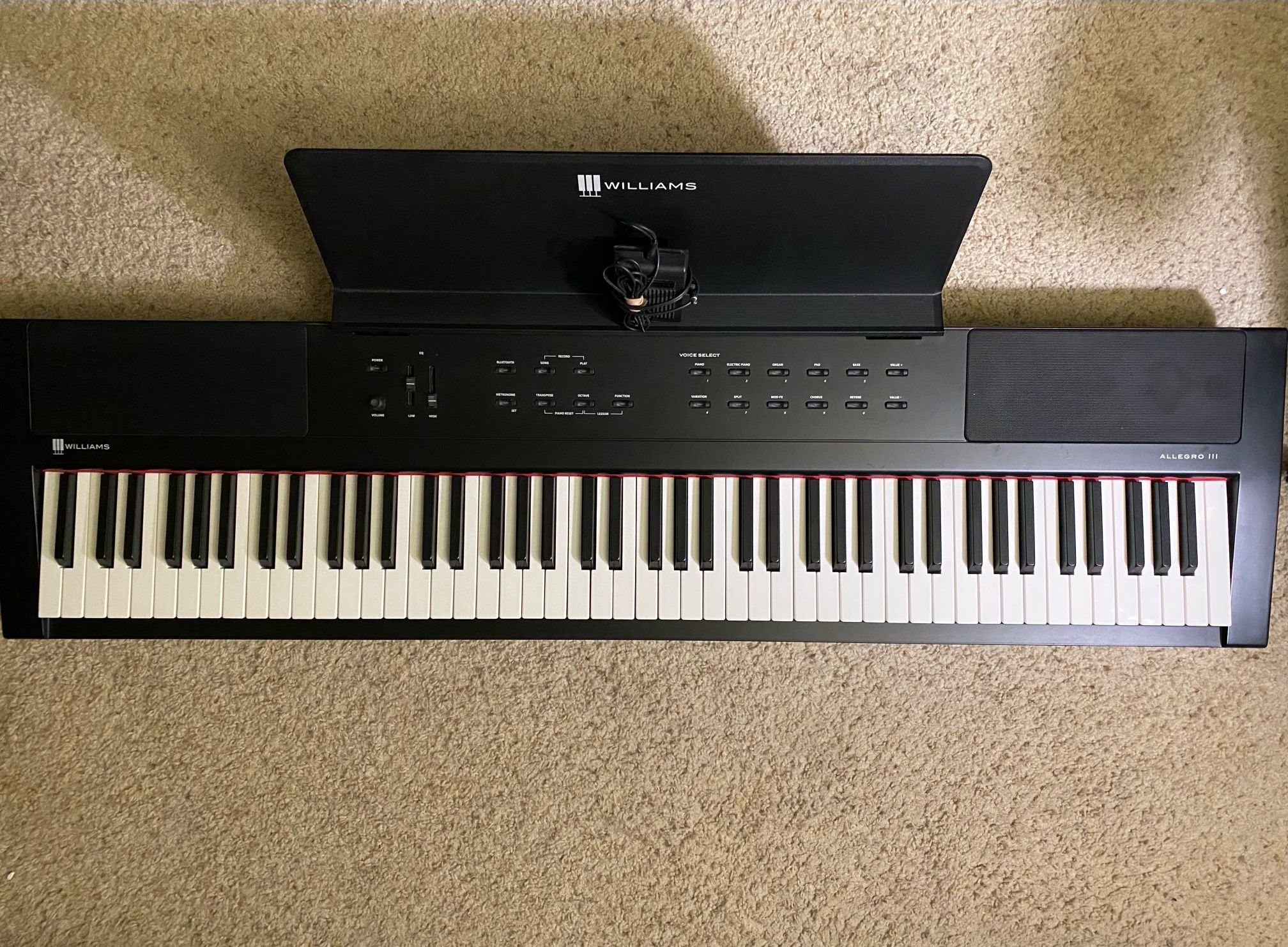 William Alegro III Piano Full Weighted 88-keys