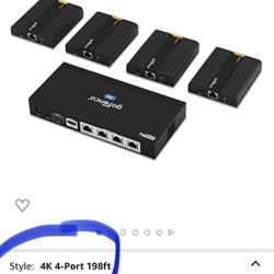 gofanco 1x4 HDMI 2.0 Extender Splitter 4K