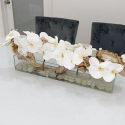 Arrangements Flower Orchids Fake Rectangle Planter   Bucaro  De Orquideas 