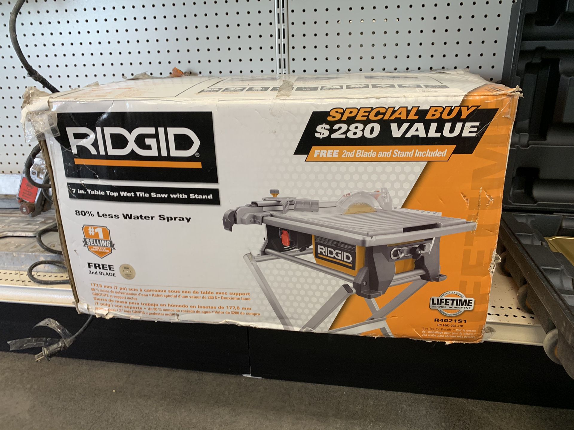 Ridgid Table Saw with Stand