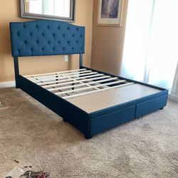 Bed, Full Size with storage