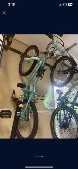Teal Flower Girl Bike