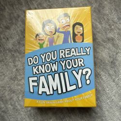 Do You Really Know Your Family Game 