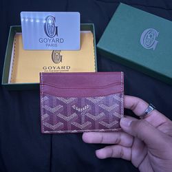 Go Yard cardholder Burgandy