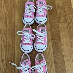 Pink Converse Chuck Taylor All Star Core Ox Size 6, 7 & 8
