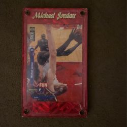 Very Rare Micheal Jordan Card