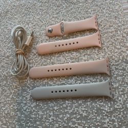 Apple Watch Strap Lot With Charger