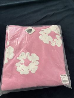 Pink Denim Tears Mens Hoodie