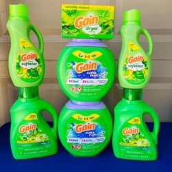 Gain Laundry Detergent Bundle