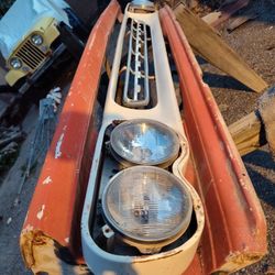 '60 To '62 Chevy Header And Complete Grill Assembly 