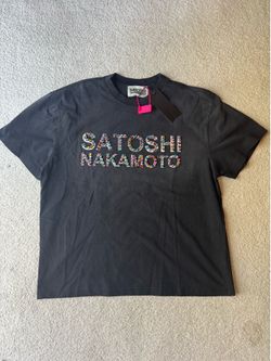 Satoshi Nakomoto Rhinestone shirt