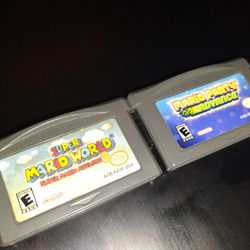 Super Mario GBA titles
