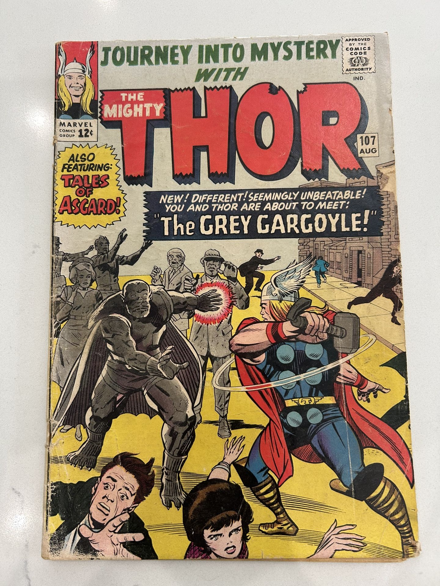 Journey into Mystery #107(Marvel Comics August 1964) π 1st Grey Gargoyle and 1st Karnilla, GD