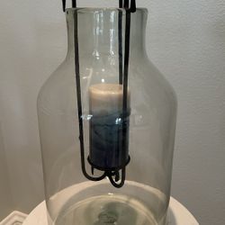 Glass Candle Holder